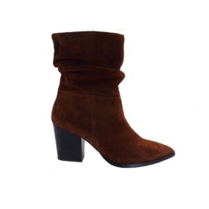 LEATHER SUEDE POINTY TOE BOOTS 7524/1 MOOD'S TABA