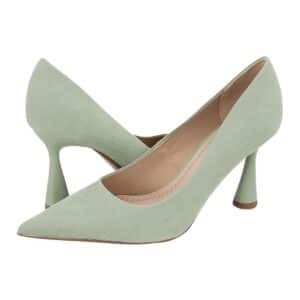 POINTY SUEDE PUMPS M3190A/3 CORINA SHOES LIGHT GREEN