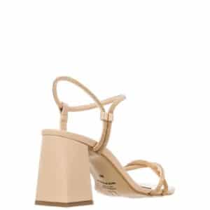 MIDDLE HEELED SANDALS WITH STRASS 2304/7 MARIELLA FABIANI NUDE