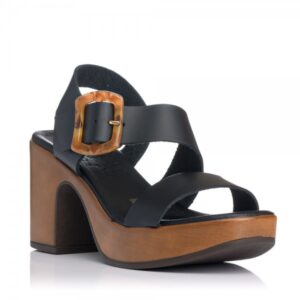 LEATHER SANDALS 5245/2 OH MY SANDALS BLACK