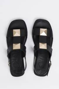 FLAT LEATHER SANDALS 5159/1 OH MY SANDALS BLACK