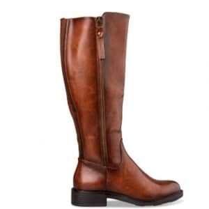 RIDING KNEE-HIGH BOOTS FLAT V63-18157-26 ENVIE SHOES CAMEL