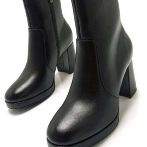 HIGH HEELED BOOTS WITH ZIPPER 63373/1 MARIAMARE BLACK