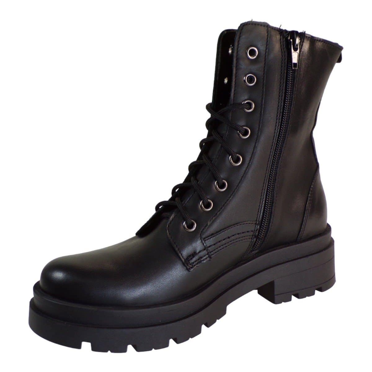 LEATHER ARMY BOOTS 5797-721 COMMANCHERO BLACK