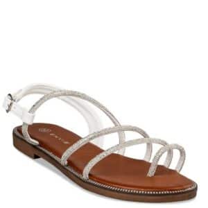 FLAT SANDALS E96-19011-33 ENVIE SHOES WHITE