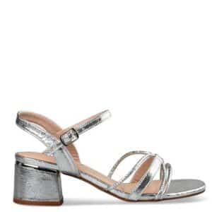 MID-HEELS SANDALS V37-19135-21 ENVIE SHOES SILVER