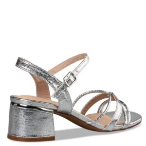 MID-HEELS SANDALS V37-19135-21 ENVIE SHOES SILVER