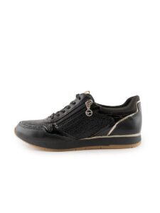 ANATOMIC SNEAKERS WITH ZIPPER 1-23603-42 098 TAMARIS BLACK