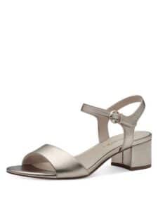 MIDDLE HEELED SANDALS 1-28249-42 933 TAMARIS LIGHT GOLD