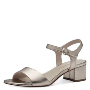 MIDDLE HEELED SANDALS 1-28249-42 933 TAMARIS LIGHT GOLD