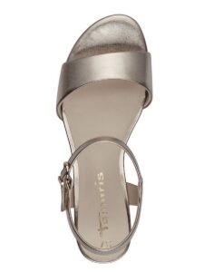 MIDDLE HEELED SANDALS 1-28249-42 933 TAMARIS LIGHT GOLD