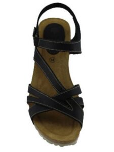 ANATOMIC PLATFORM SANDALS 5633 INTERBIOS NEGRO