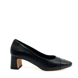 VEGAN LOW HEELED PUMPS M4675/1 CORINA SHOES BLACK