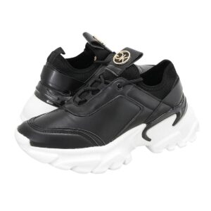 CASUAL CHUNKY SNEAKERS IK2320 GIANNA KAZAKOU BLACK