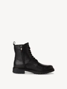 LEATHER ARMY BOOTS 1-25402-43 001 TAMARIS BLACK