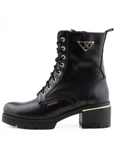 LEATHER ARMY BOOTS 51179-721 COMMANCHERO BLACK