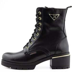 LEATHER ARMY BOOTS 51179-721 COMMANCHERO BLACK