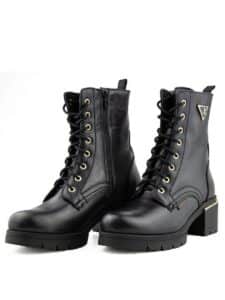 LEATHER ARMY BOOTS 51179-721 COMMANCHERO BLACK