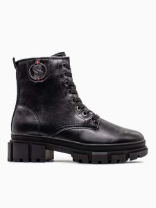 ARMY BOOTS WITH BLACK DETAILS 5-25210-43 001 S.OLIVER BLACK