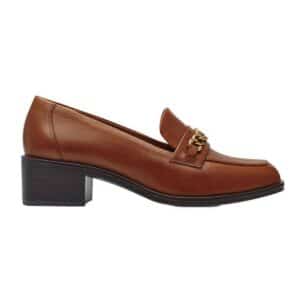 LEATHER LOAFERS WITH GOLDEN DETAIL 1-24318-43 305 TAMARIS TABA