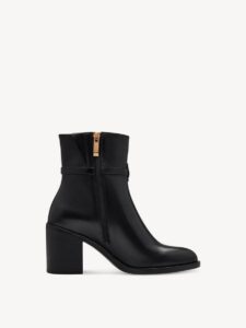 ANKLE BOOTS WITH GOLDEN DETAIL 1-25319-43 001 TAMARIS BLACK