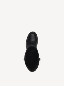 VEGAN BOOTS WITH TWO ZIPPERS 1-25643-43 001 TAMARIS BLACK