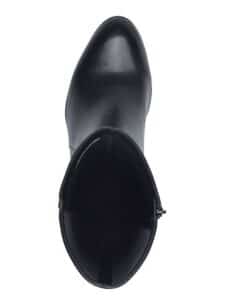 LEATHER HIGH HEELED BOOTS 1-25544-43 098 TAMARIS BLACK