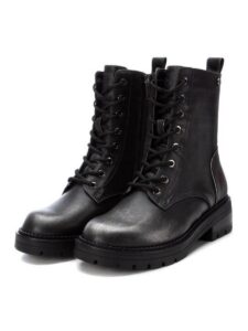 ARMY BOOTS WITH ZIPPER 143090 XTI BLACK