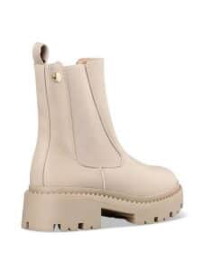 CHELSEA BOOTS WITH ZIPPER E23-20215-36 ENVIE SHOES BEIGE