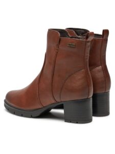 LOW HEELED BOOTS WITH ZIPPER 8-26377-43 305 JANA SHOES BROWN