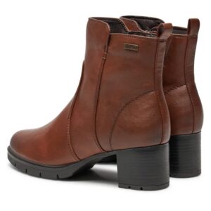 LOW HEELED BOOTS WITH ZIPPER 8-26377-43 305 JANA SHOES BROWN