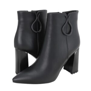 HIGH HEELED BOOTS WITH BLACK DETAILS A1931-L6693 GIANNA KAZAKOU BLACK