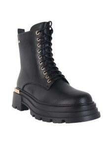 ARMY BOOTS WITH GOLDEN DETAILS A1336-H1212/1 GIANNA KAZAKOU BLACK