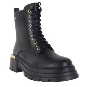 ARMY BOOTS WITH GOLDEN DETAILS A1336-H1212/1 GIANNA KAZAKOU BLACK