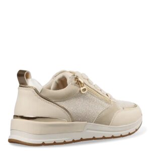 SNEAKERS WITH ZIPPER E10-21227 ENVIE SHOES BEIGE