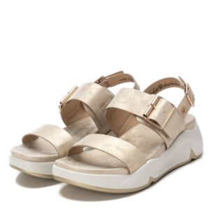 SANDALS WITH  WHITE SOLE 142738 XTI GOLD
