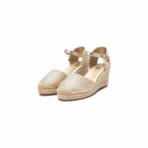 HIGH HEELED  ESPADRILLES 143844 XTI GOLD