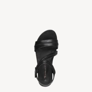SANDALS WITH STRASS 1-28121-42 001 TAMARIS BLACK