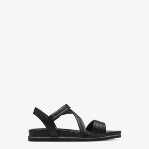 SANDALS WITH STRASS 1-28121-42 001 TAMARIS BLACK