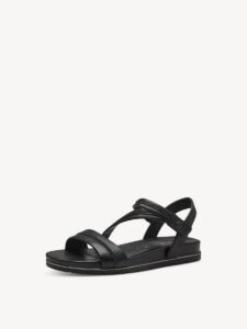 SANDALS WITH STRASS 1-28121-42 001 TAMARIS BLACK