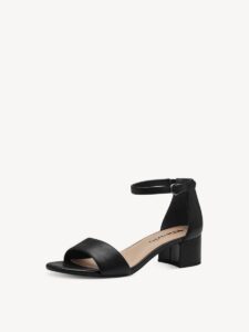MIDDLE HEELED SANDALS 1-28295-42 020 TAMARIS  BLACK