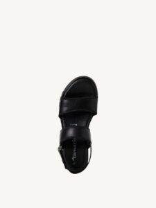 PLATFORM SANDALS 1-28711-44 001 TAMARIS BLACK