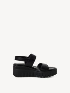 PLATFORM SANDALS 1-28711-44 001 TAMARIS BLACK