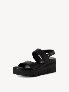 PLATFORM SANDALS 1-28711-44 001 TAMARIS BLACK