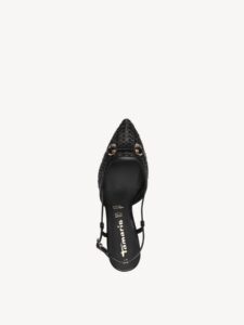 MIDDLE HEELED SLINGBACKS 1-29634-44 001 TAMARIS BLACK