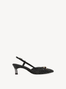 MIDDLE HEELED SLINGBACKS 1-29634-44 001 TAMARIS BLACK