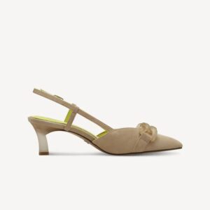 MIDDLE HEELED SLINGBACKS 1-29635-44 445 TAMARIS BEIGE