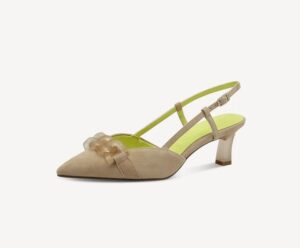 MIDDLE HEELED SLINGBACKS 1-29635-44 445 TAMARIS BEIGE