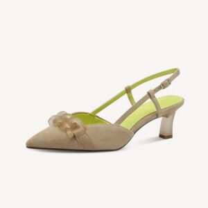 MIDDLE HEELED SLINGBACKS 1-29635-44 445 TAMARIS BEIGE