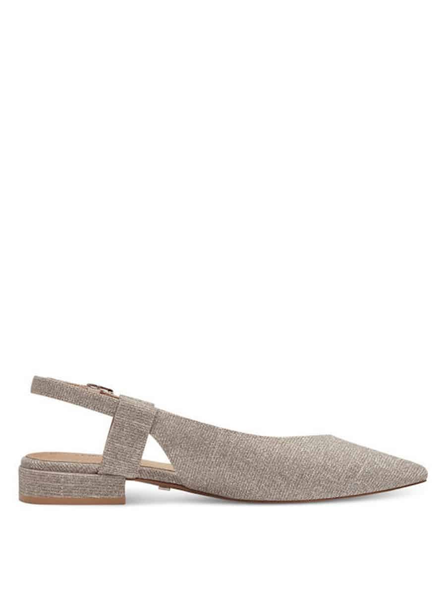 FLAT SLINGBACKS WITH STRASS 5-29400-42 445 S. OLIVER BEIGE
